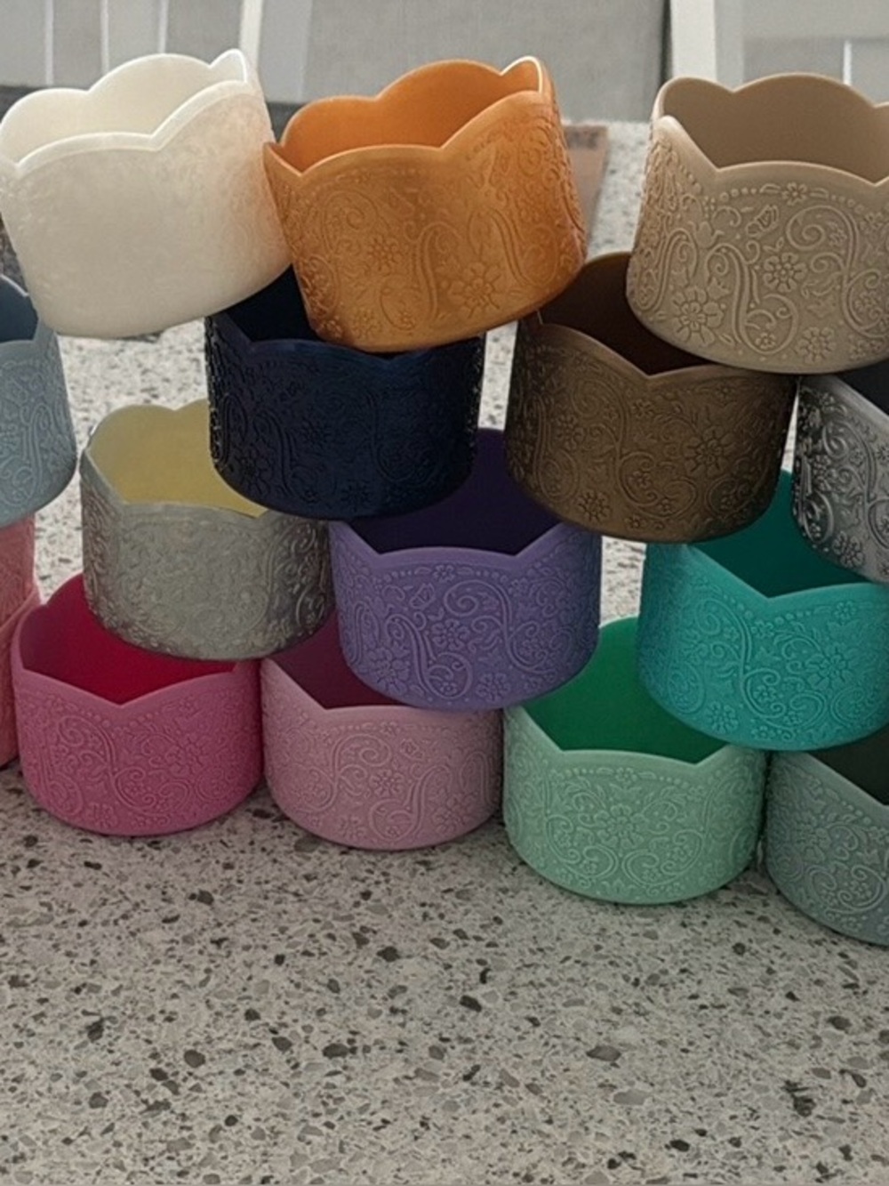 Bundle of silicone tumbler boots luxe collection